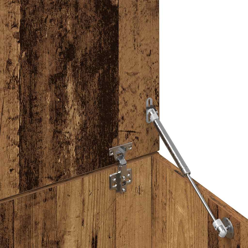 Coffee Table Old Wood 150x50x35 cm Engineered Wood