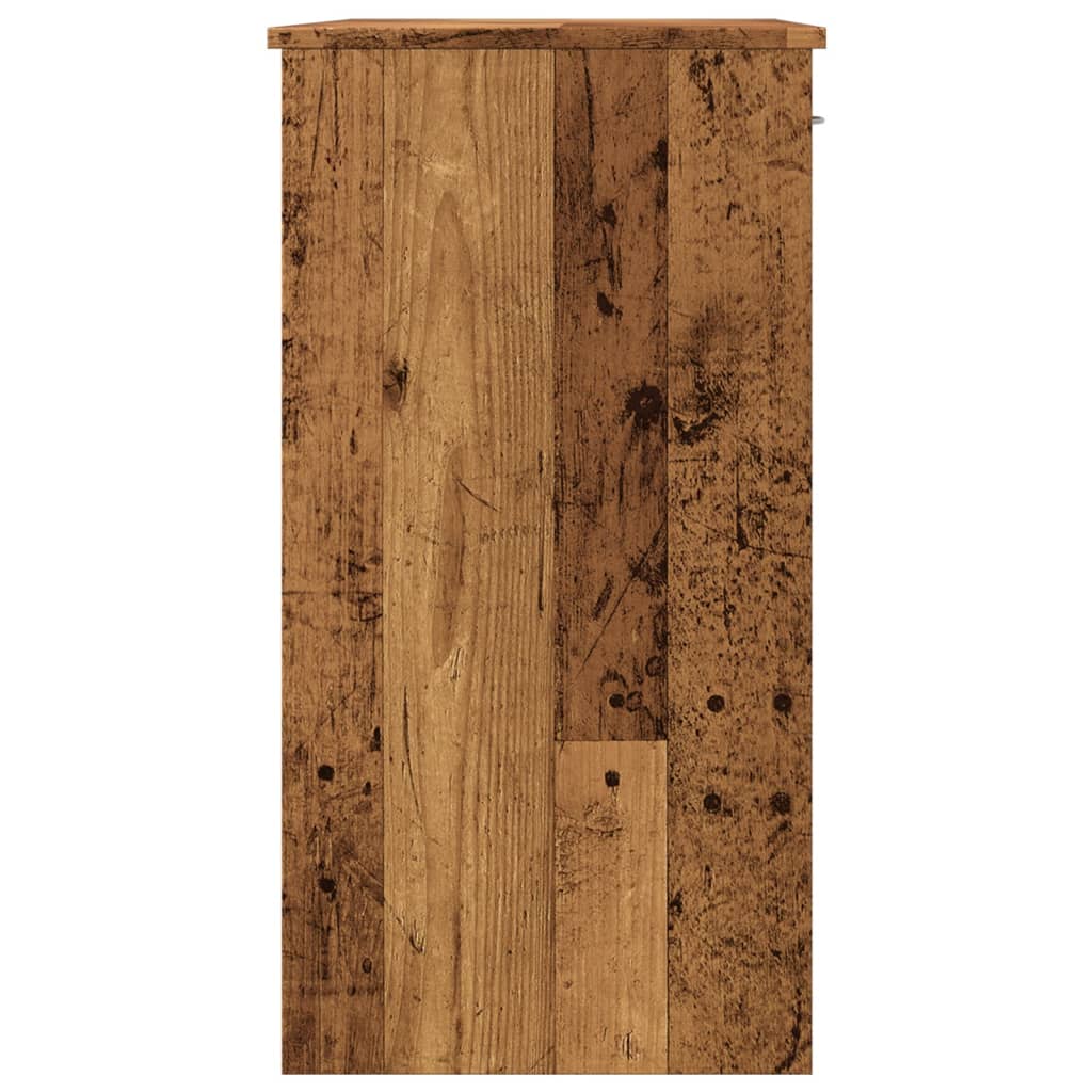 Desk Old Wood 80x40x75 cm Engineered Wood