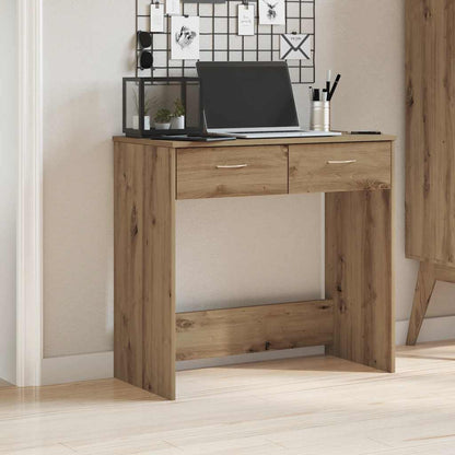 Desk Artisian Oak 80x40x75 cm Engineered Wood