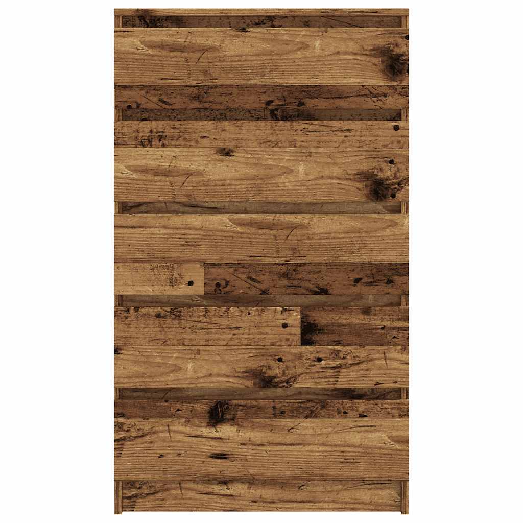 Drawer Cabinet Old Wood 60x36x103 cm Engineered Wood