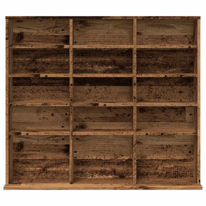 CD Cabinet Old Wood 100x23x89.5 cm Engineered Wood