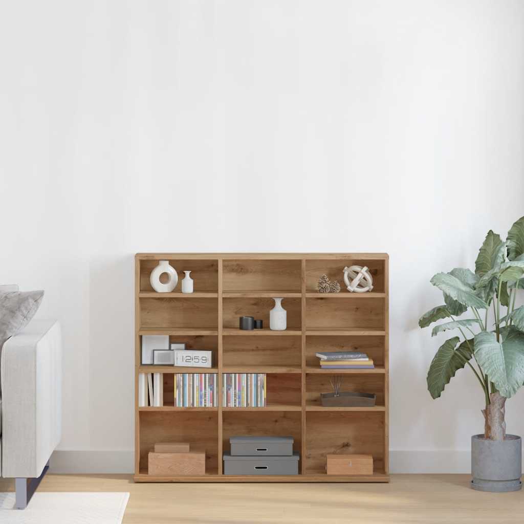 CD Cabinet Artisan Oak 100x23x89,5 cm Engineered Wood