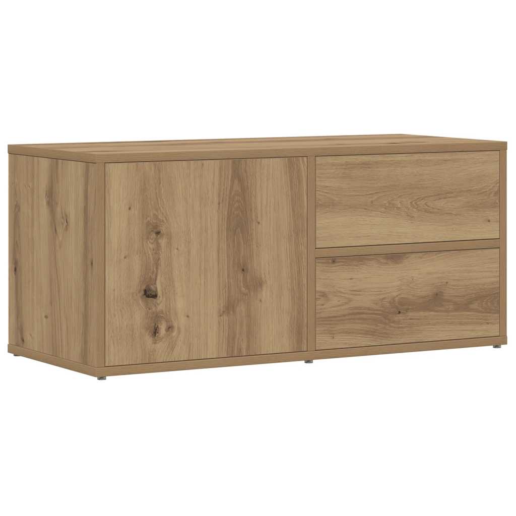 TV Cabinet Artisan Oak 80x34x35.5 cm Engineered Wood