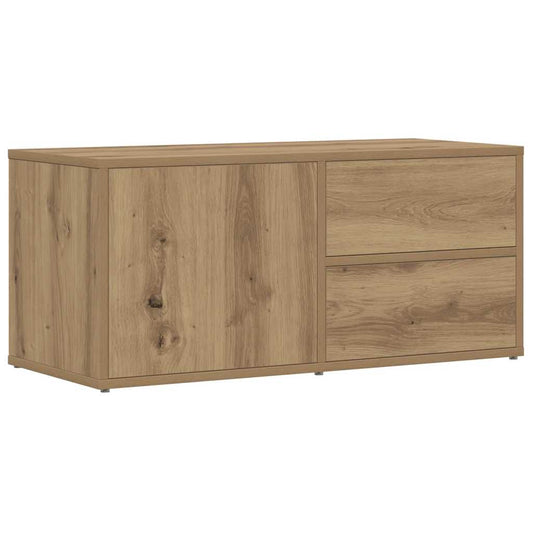 TV Cabinet Artisan Oak 80x34x35.5 cm Engineered Wood