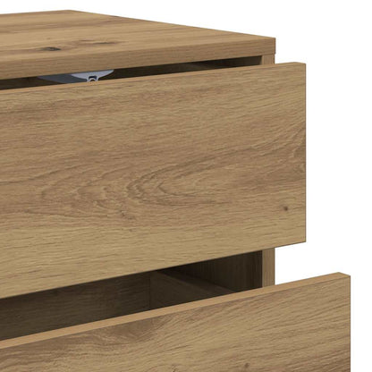 TV Cabinet Artisan Oak 80x34x35.5 cm Engineered Wood