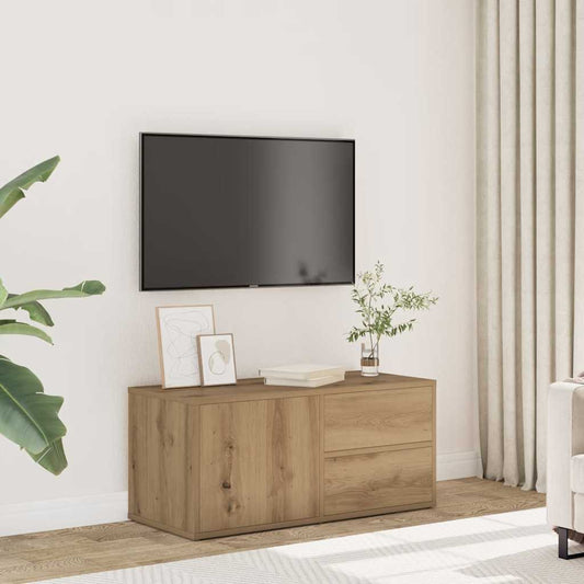 TV Cabinet Artisan Oak 80x34x35.5 cm Engineered Wood