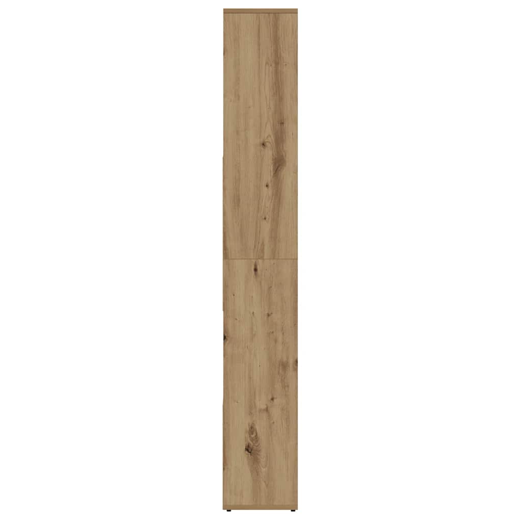 Bookcase Artisan Oak 67x24x161 cm Engineered Wood