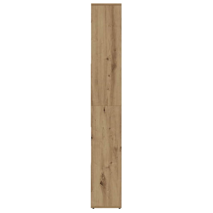 Bookcase Artisan Oak 67x24x161 cm Engineered Wood