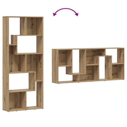 Bookcase Artisan Oak 67x24x161 cm Engineered Wood