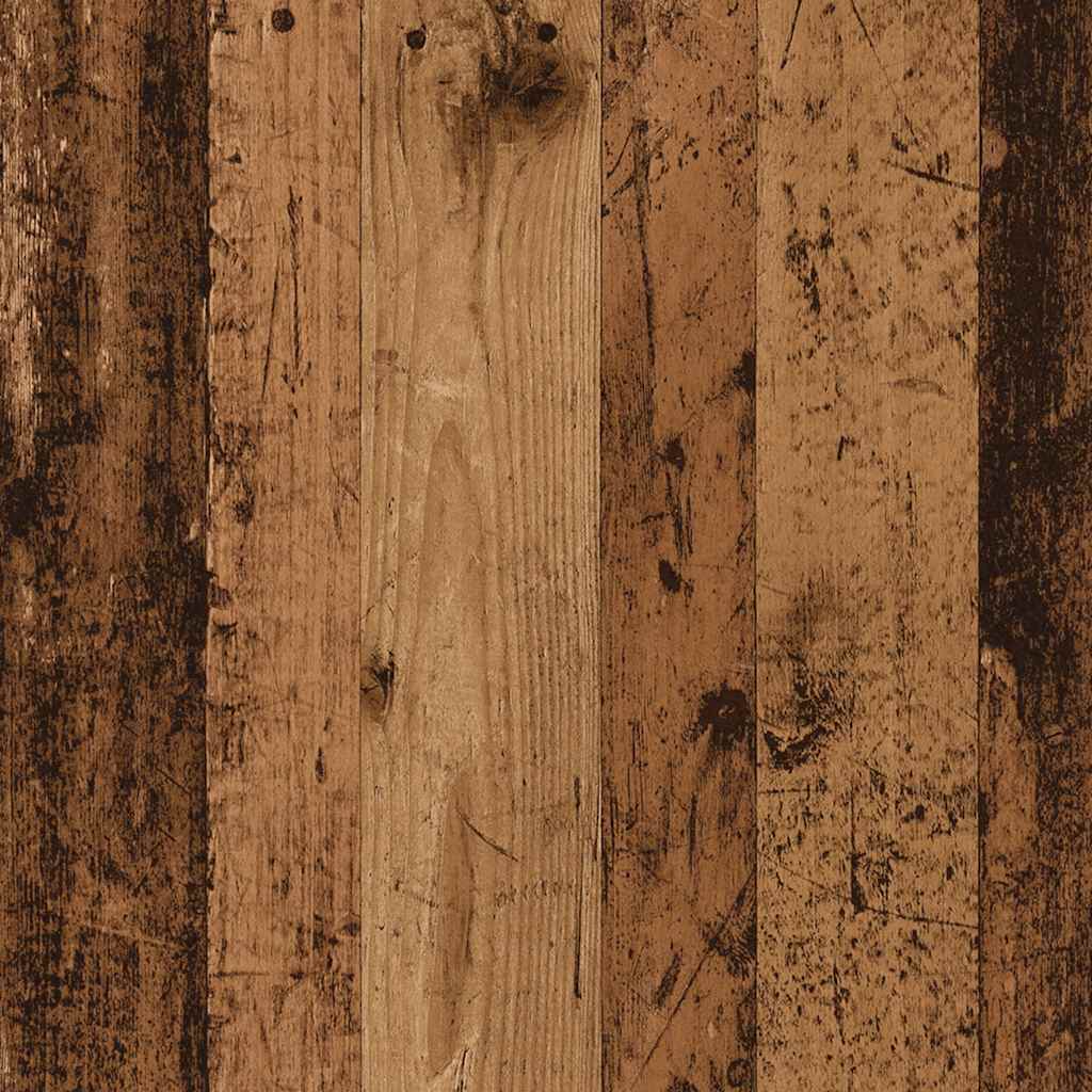 Side Table Old Wood 70x35x60.5 cm Engineered Wood