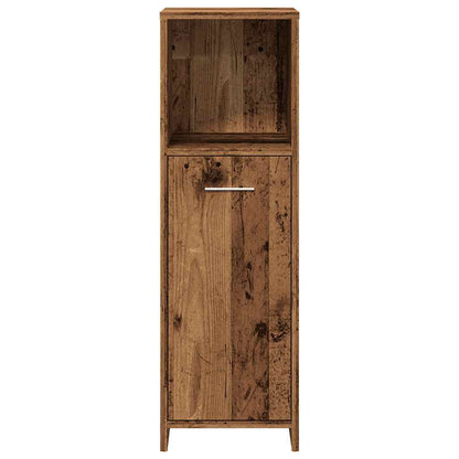 Bathroom Cabinet Old Wood 30x30x95 cm Engineered Wood