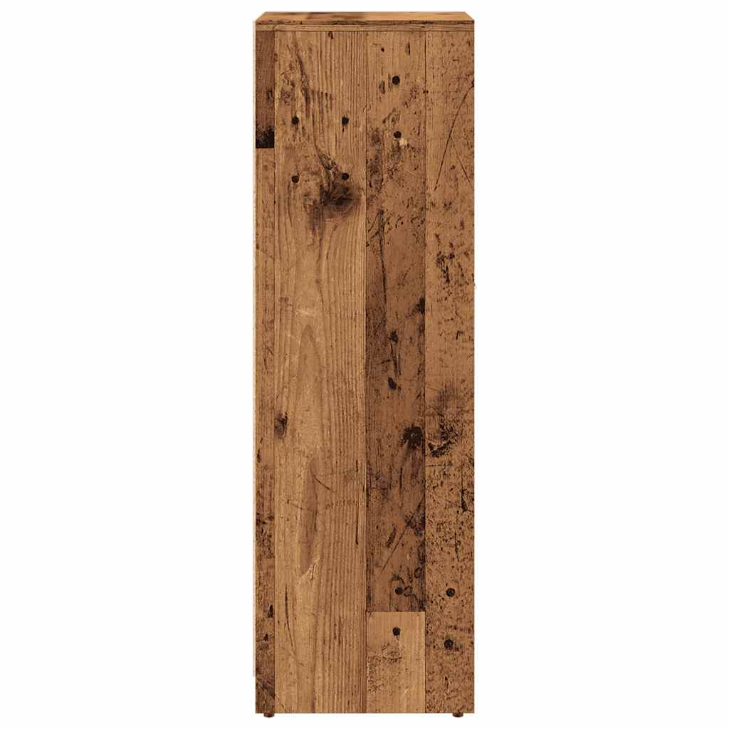 Bathroom Cabinet Old Wood 30x30x95 cm Engineered Wood