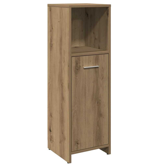 Bathroom Cabinet Artisan Oak 30x30x95 cm Engineered Wood
