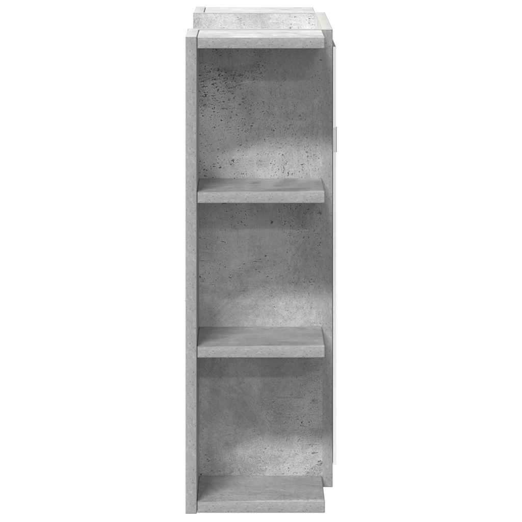 Bathroom Mirror Cabinet Concrete Grey 80x20.5x64 cm
