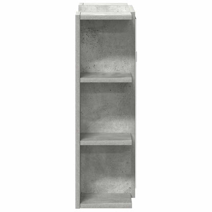 Bathroom Mirror Cabinet Concrete Grey 80x20.5x64 cm