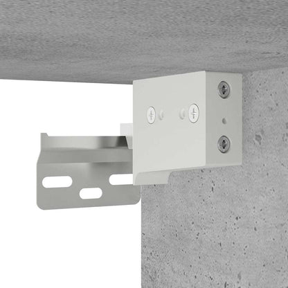 Bathroom Mirror Cabinet Concrete Grey 80x20.5x64 cm