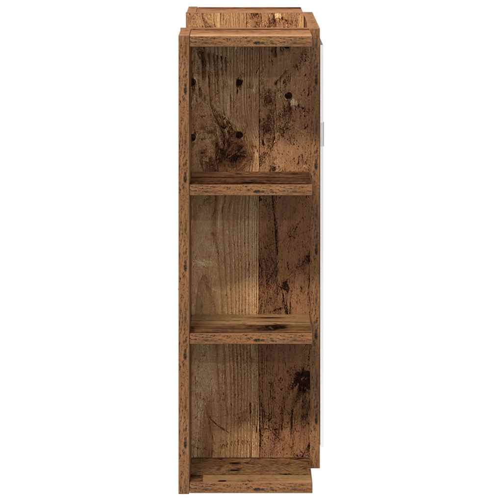 Bathroom Mirror Cabinet Old Wood 80x20,5x64 cm Engineered Wood
