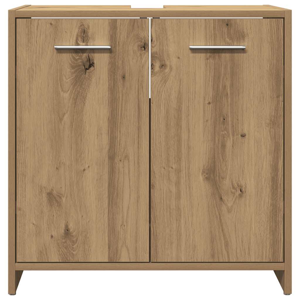 Bathroom Sink Cabinet Artisan Oak 60x33x60 cm Engineered Wood