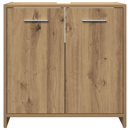 Bathroom Sink Cabinet Artisan Oak 60x33x60 cm Engineered Wood