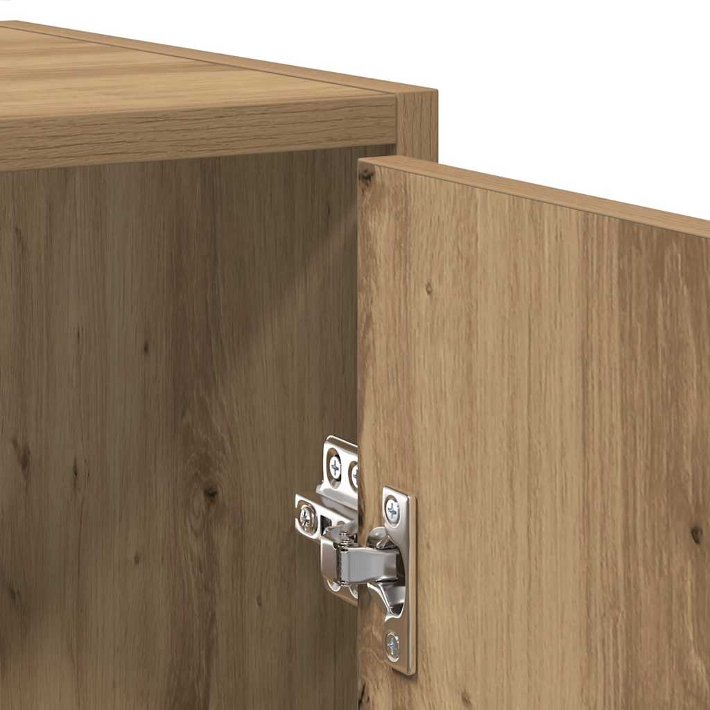 Bathroom Sink Cabinet Artisan Oak 60x33x60 cm Engineered Wood