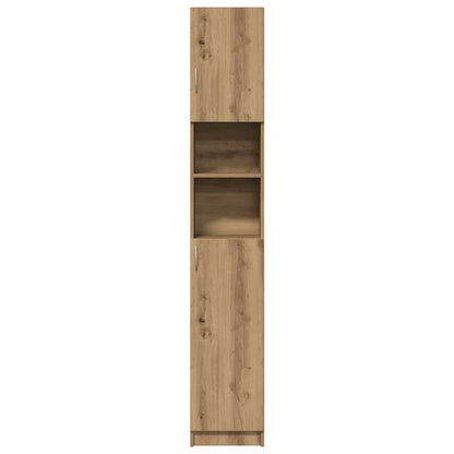 Bathroom Cabinet Artisan Oak 32x25.5x190 cm Engineered Wood