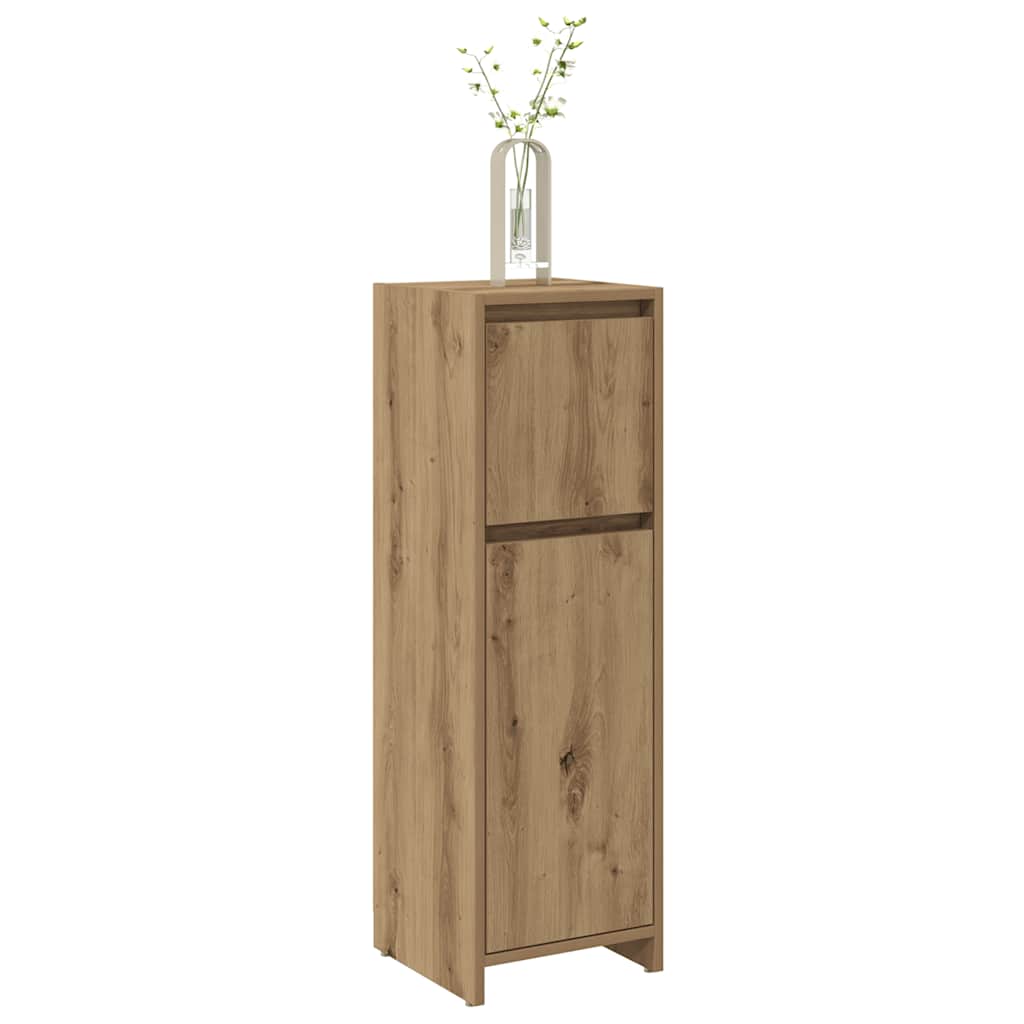 Bathroom Cabinet Artisan Oak 30x30x95 cm Engineered Wood
