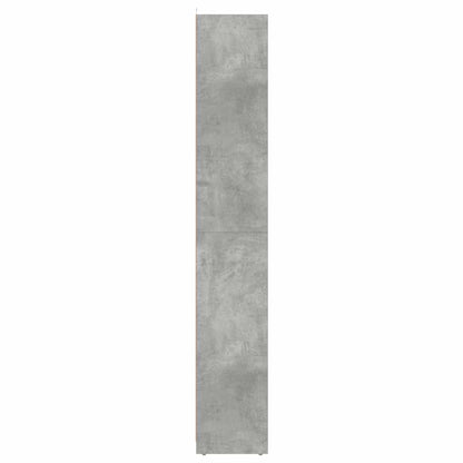 Bathroom Cabinet Concrete Grey 30x30x183,5 cm Engineered Wood