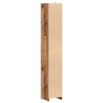 Bathroom Cabinet Old Wood 30x30x183,5 cm Engineered Wood