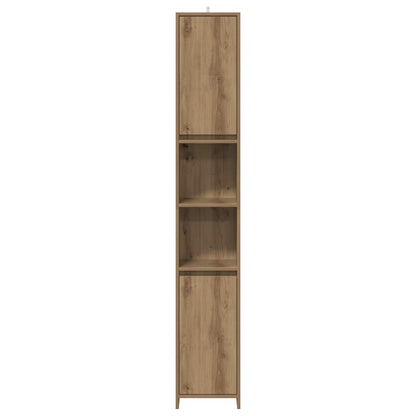 Bathroom Cabinet Artisan Oak 30x30x183,5 cm Engineered Wood