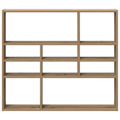 Wall Shelf Artisan Oak 90x16x78 cm Engineered Wood