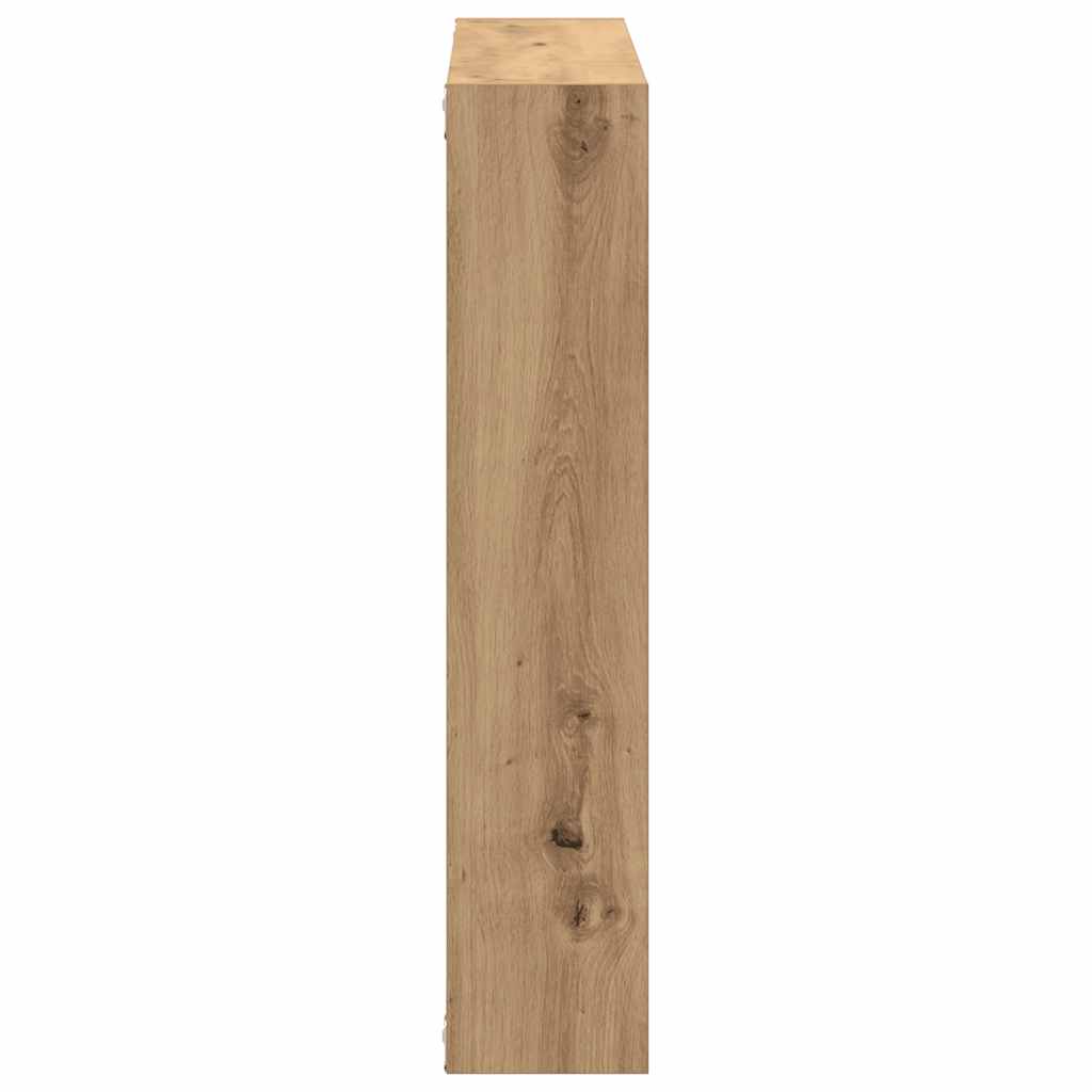 Wall Shelf Artisan Oak 90x16x78 cm Engineered Wood