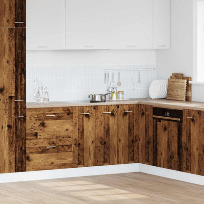 Bottom Cabinet Lyon Old Wood 60x46x81.5 cm Engineered Wood