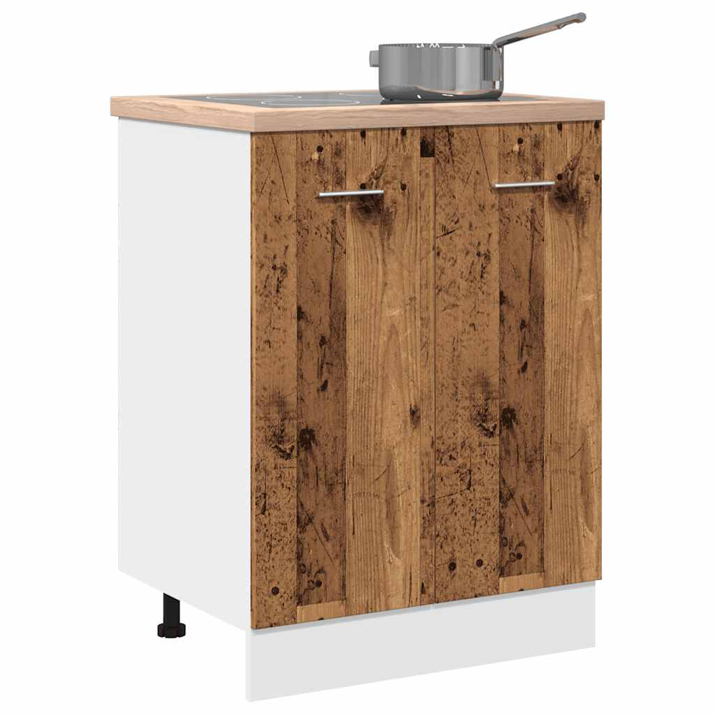 Bottom Cabinet Lyon Old Wood 60x46x81.5 cm Engineered Wood