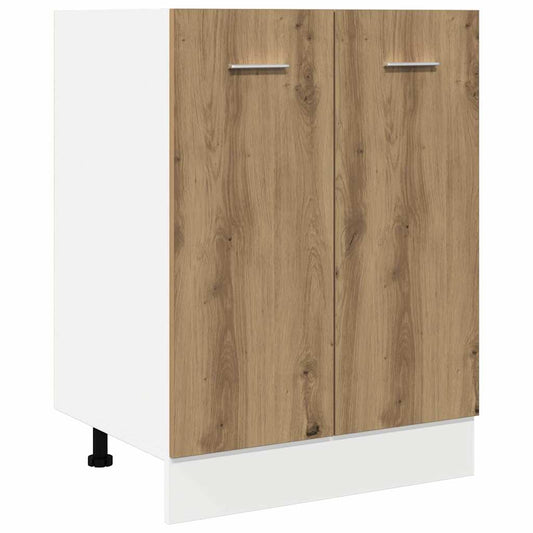 Bottom Cabinet "Lyon" Artisan Oak 60x46x81,5 cm Engineered Wood