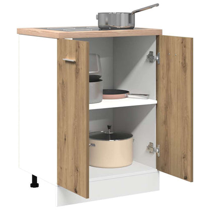 Bottom Cabinet "Lyon" Artisan Oak 60x46x81,5 cm Engineered Wood