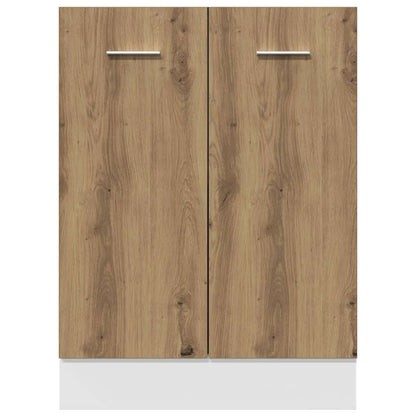 Bottom Cabinet Lyon Artisan Oak 60x46x81.5 cm Engineered Wood