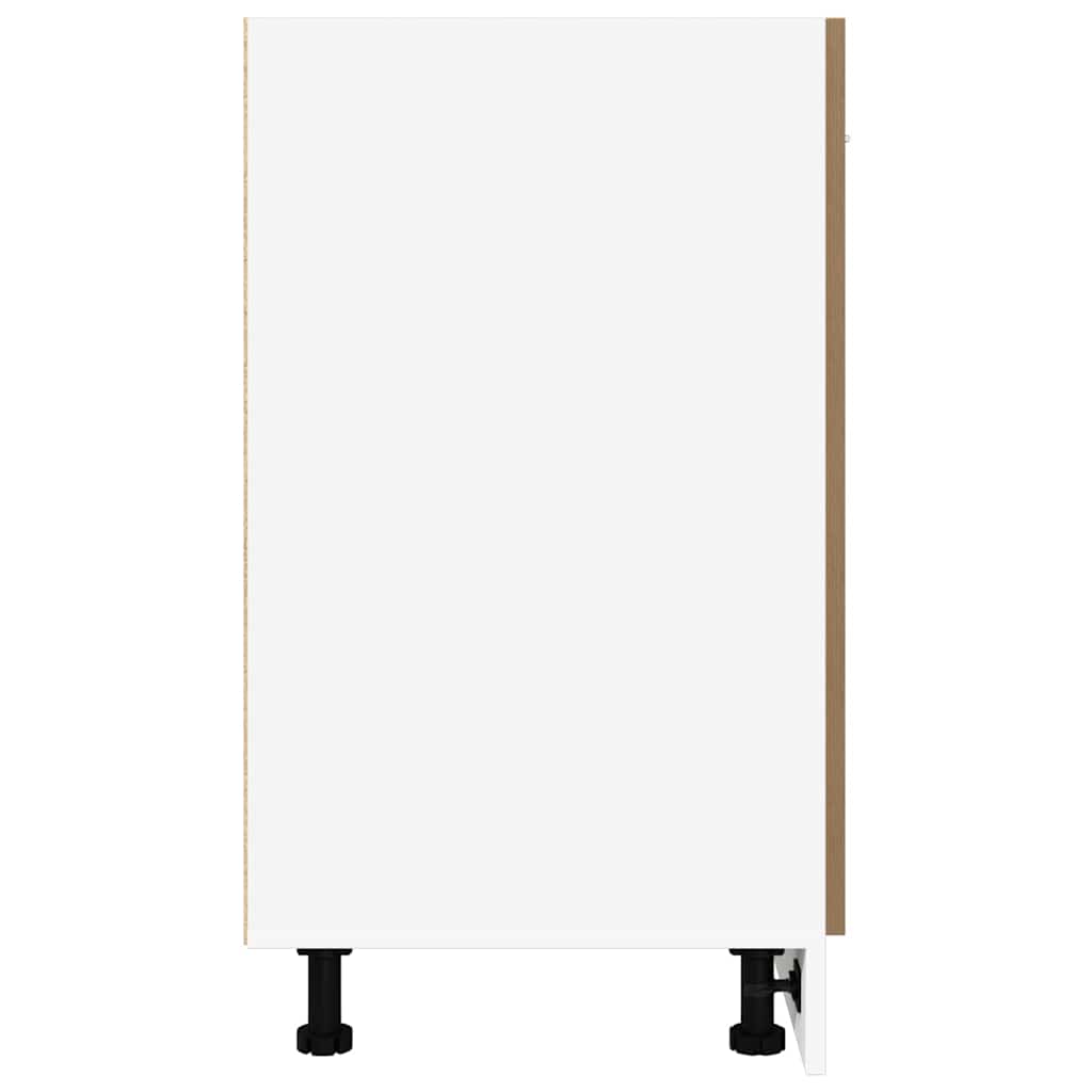 Bottom Cabinet "Lyon" Artisan Oak 60x46x81,5 cm Engineered Wood