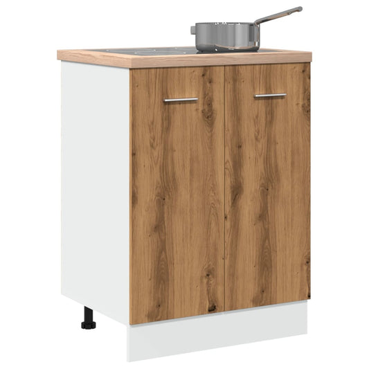 Bottom Cabinet Lyon Artisan Oak 60x46x81.5 cm Engineered Wood