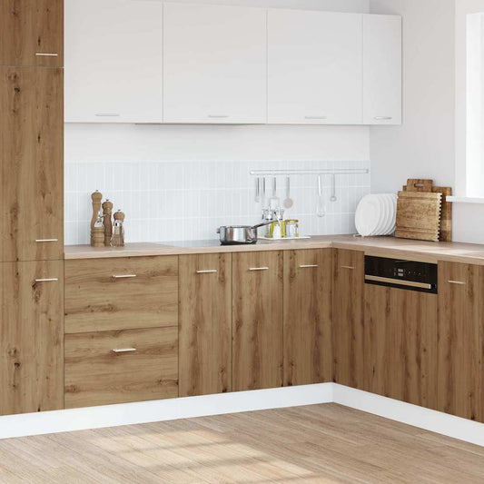 Bottom Cabinet "Lyon" Artisan Oak 60x46x81,5 cm Engineered Wood