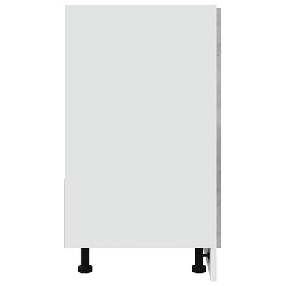 Sink Bottom Cabinet "Lyon" Concrete Grey 80x46x81.5 cm