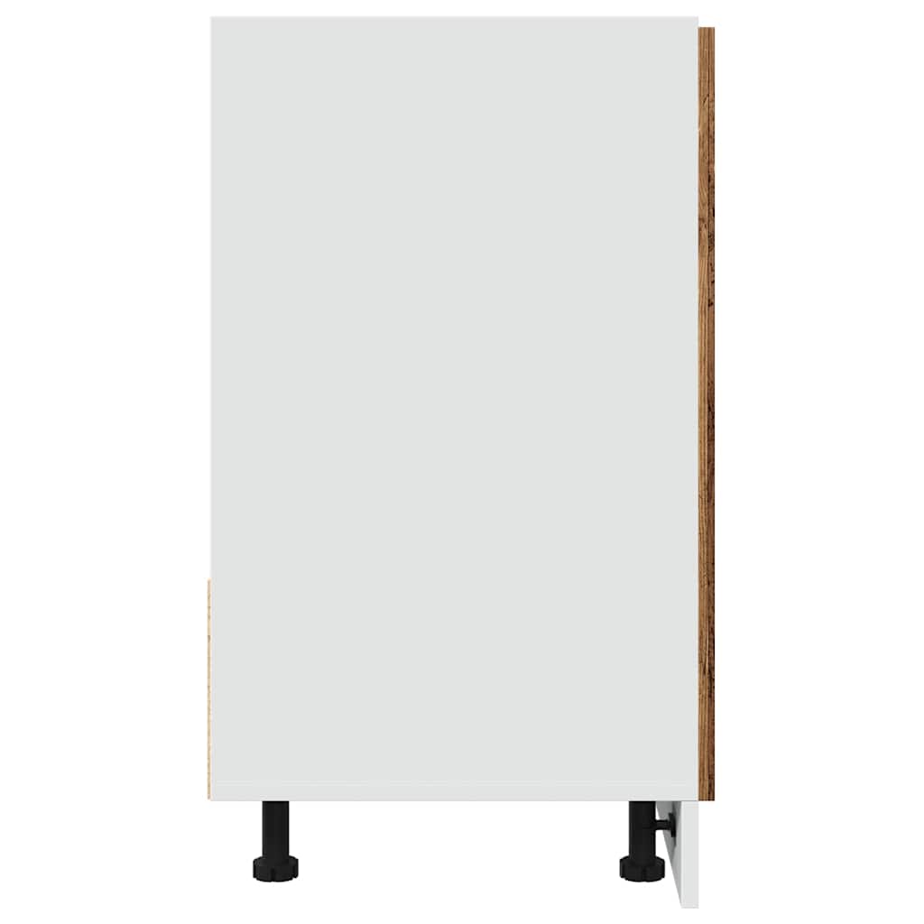 Sink Bottom Cabinet "Lyon" Old Wood 80x46x81,5 cm Engineered Wood