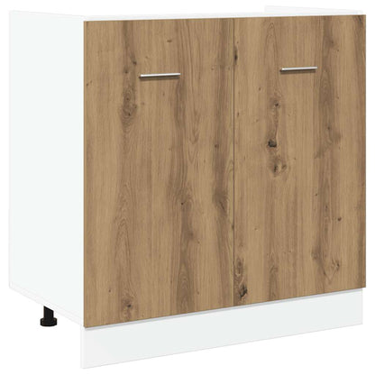 Sink Bottom Cabinet "Lyon" Artisan Oak 80x46x81.5 cm