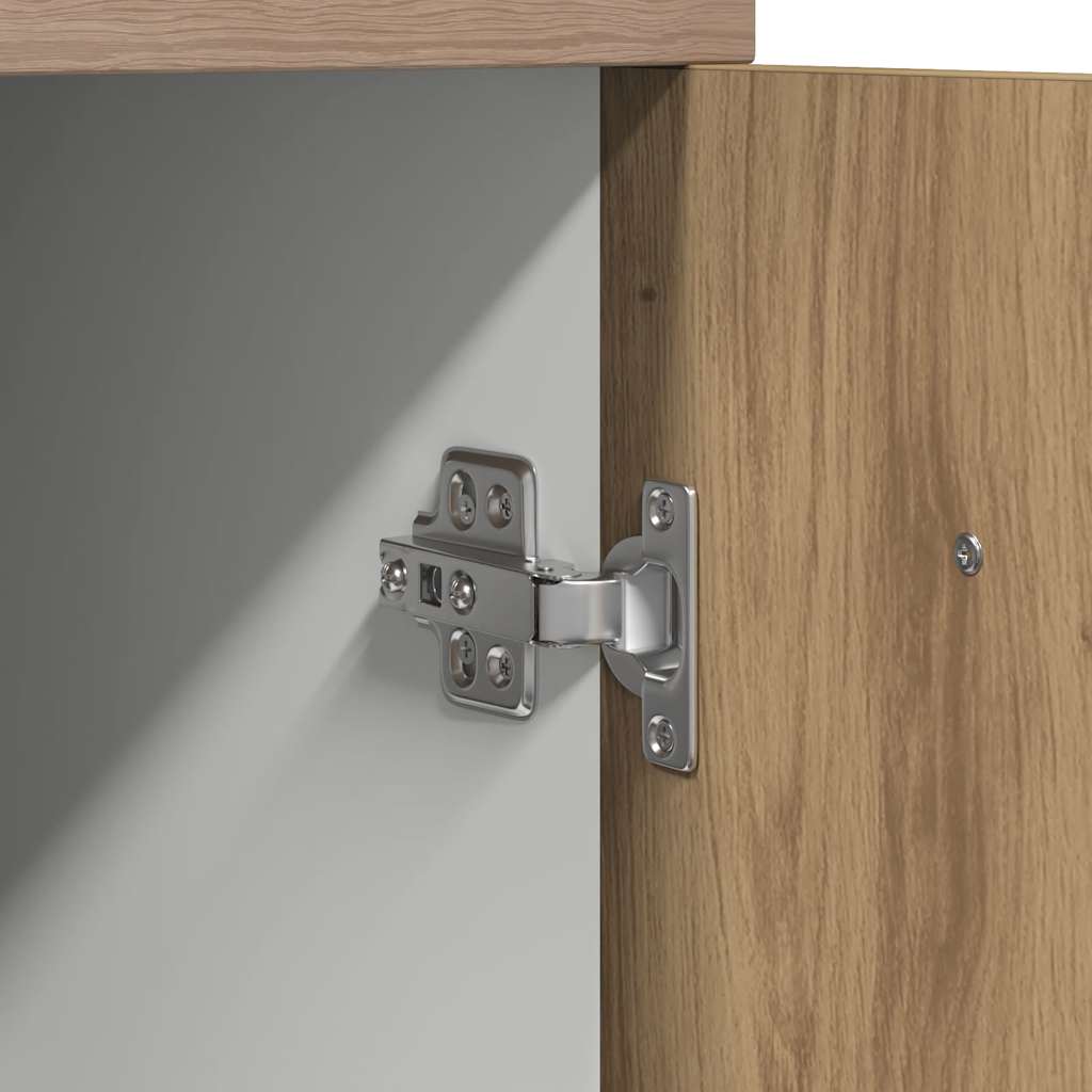 Sink Bottom Cabinet Lyon Artisan Oak 80x46x81.5 cm Engineered Wood