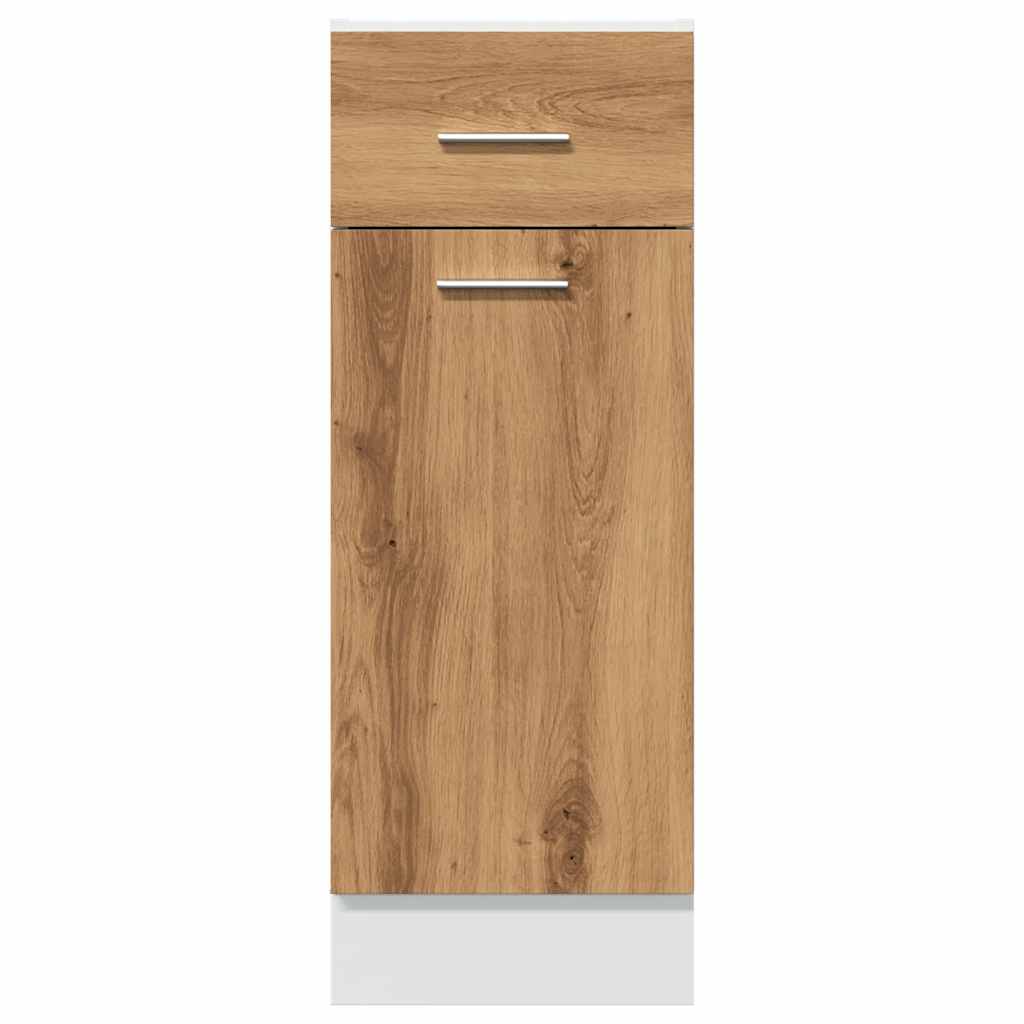 Drawer Bottom Cabinet Lyon Artisan Oak 30x46x81.5 cm Engineered Wood