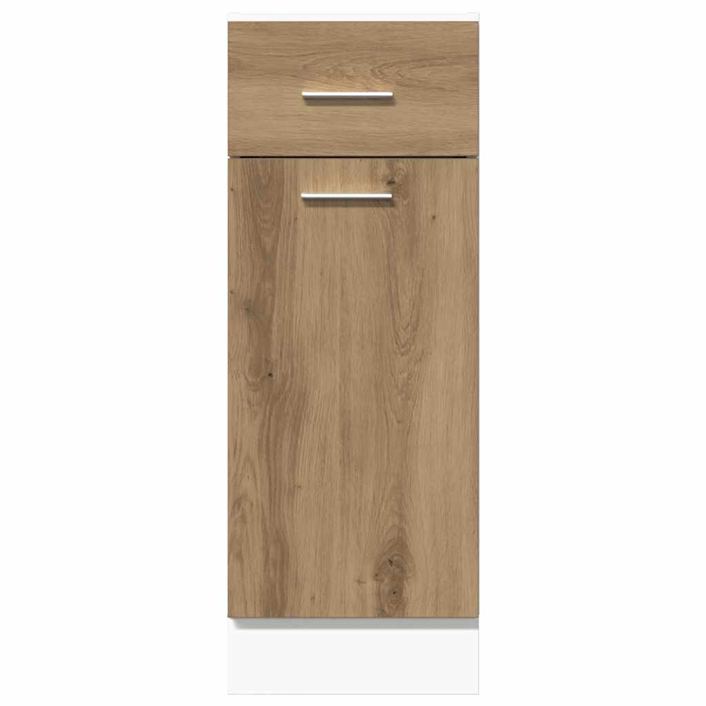 Drawer Bottom Cabinet "Lyon" Artisan Oak 30x46x81.5 cm