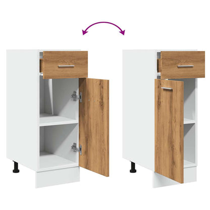 Drawer Bottom Cabinet Lyon Artisan Oak 30x46x81.5 cm Engineered Wood
