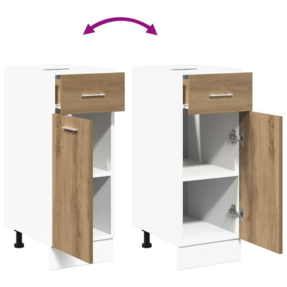 Drawer Bottom Cabinet "Lyon" Artisan Oak 30x46x81.5 cm