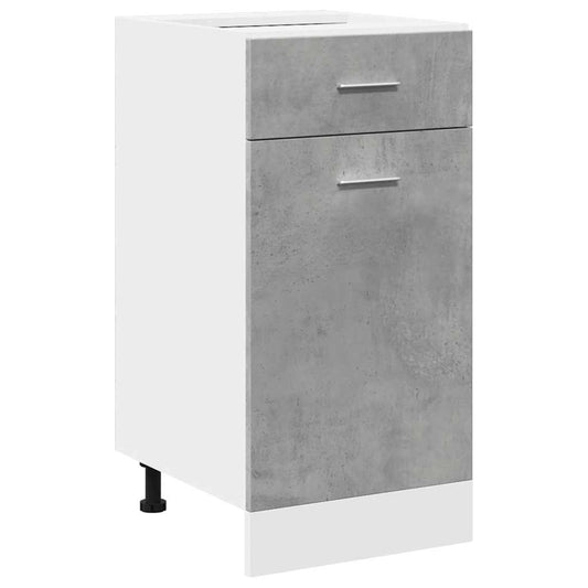 Drawer Bottom Cabinet "Lyon" Concrete Grey 40x46x81.5 cm