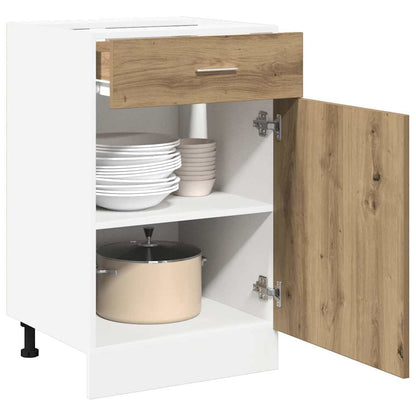 Drawer Bottom Cabinet "Lyon" Artisan Oak 40x46x81.5 cm
