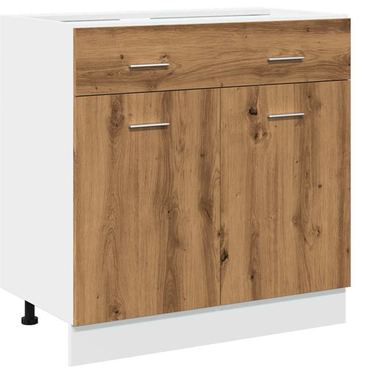 Drawer Bottom Cabinet "Lyon" Artisan Oak 80x46x81.5 cm